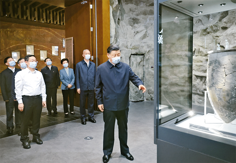 2023��6��2�����й���������ǡ�������ϯ�������ί��ϯϰ��ƽ�ڱ�����ϯ�Ļ�����������̸�Ტ������Ҫ������������̸��ǰ��ϰ��ƽ2���������й���ʷ�о�Ժ������ �»������ ����/��